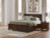 Ashley Danabrin Brown King Panel Storage Bed, Dresser and Mirror