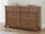 Ashley Chadworth Brown California King Poster Bed with Dresser and Chest B824/56/58/94/31/46