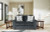 Ashley Midnight-Madness Gunmetal Sofa and Loveseat