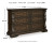 Ashley Maylee Dark Brown King Canopy Bed and Dresser