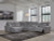 Ashley Modmax II Stone 6-Piece Power Reclining Sectional with Chaise and Console 65907/31/46/57/58/77/97