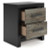 Ashley Jonnifer Black Gray Nightstand