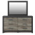 Ashley Jonnifer Black Gray Dresser and Mirror
