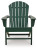 Ashley Sundown Treasure Green 2 Adirondack Chairs with End table