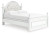 Ashley Maylilly White Full Upholstered Panel Bed