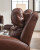 Ashley Momentum Moves Mahogany Power Reclining Sofa