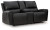 Ashley Danemere Black Reclining Loveseat with Console