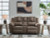 Ashley Knoxlee Driftwood Reclining Loveseat with Console