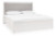 Ashley Raechalla White King Upholstered Panel Bed