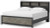 Ashley Jonnifer Black Gray King Bookcase Bed