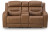 Ashley Dreamer Brown Power Reclining Loveseat with Audio Seating