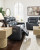 Ashley Momentum Moves Mahogany Sofa and Loveseat