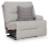 Ashley Acklen Place Pewter 7-Piece Power Sectional Reclining Sofa with Storage Console