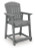 Ashley Ross Cove Dark Gray Outdoor Counter Height Bar Stool (Set of 2)