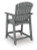 Ashley Ross Cove Dark Gray Outdoor Counter Height Bar Stool (Set of 2)