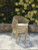 Ashley Ocean Park Beige Outdoor Arm Chair with Cushion (Set of 4)