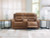 Ashley Dreamer Brown Power Reclining Loveseat with Audio Seating