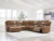 Ashley Silverbrooke Canyon 6-Piece Power Reclining Sectional with Chaise