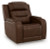 Ashley Dreamer Brown Power Recliner with Audio Seating