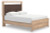 Ashley Hollymount Tan Queen Upholstered Platform Bed