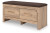 Ashley Hollymount Tan Brown Bedroom Storage Bench