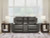 Ashley Beryton Anchor Power Reclining Loveseat with Console