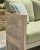 Ashley Vision Lane Beige Green Outdoor Sofa and 2 Chairs with Coffee Table