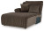 Ashley Top Tier Alloy 3-Piece Reclining Sofa Chaise Sectional