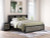 Ashley Jonnifer Black Gray King Bookcase Panel Bed