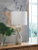 Ashley Judrich White Gold Finish Table Lamp