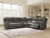 Ashley Beryton Espresso 5-Piece Power Reclining Sectional U12001/31(2)/58/62/77
