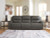 Ashley 5Z-Harrenhurst Anchor 3-Piece Power Sectional Reclining Sofa