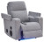 Ashley Landdin Pewter Power Glider Recliner with Audio System