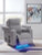 Ashley Landdin Pewter Power Glider Recliner with Audio System
