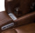 Ashley Dreamer Caramel Power Reclining Loveseat with Audio Seating