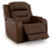Ashley Dreamer Caramel Power Recliner with Audio Seating
