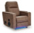 Ashley Flinlock Caramel Power Glider Recliner with Audio System