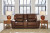 Ashley Silverbrooke Caramel Sofa and Loveseat