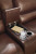 Ashley Silverbrooke Caramel 3-Piece Power Reclining Sectional with Chaise