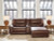Ashley Silverbrooke Caramel 3-Piece Power Reclining Sectional with Chaise U62606/57/58/97