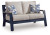 Ashley Mabry Shores Navy Blue Driftwood Outdoor Sofa and Loveseat