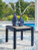 Ashley Mabry Shores Navy Blue Driftwood Outdoor End Table