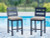Ashley Mabry Shores Navy Blue Outdoor Counter Height Bar Stool (Set of 2)