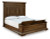Ashley Channley Brown King Panel Storage Bed
