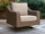 Ashley Revare Beach Beige Swivel Lounge with Cushion