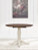 Ashley Mellintine Antique White Brown Dining Drop Leaf Table