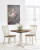 Ashley Mellintine Antique White Brown Dining Chair (Set of 2)