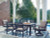 Ashley Mabry Shores Navy Blue Driftwood Outdoor Dining Table and 6 Chairs P587/625/601A(2)/602A