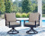 Ashley Mabry Shores Navy Blue Driftwood Outdoor Dining Table and 4 Chairs