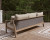 Ashley Francis Beach Natural Gray Outdoor Sofa with 2 Lounge Chairs